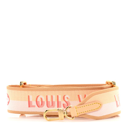 Louis Vuitton Jacquard Speedy Bandouliere 20 Shoulder Strap Pink Orange 1 of 4