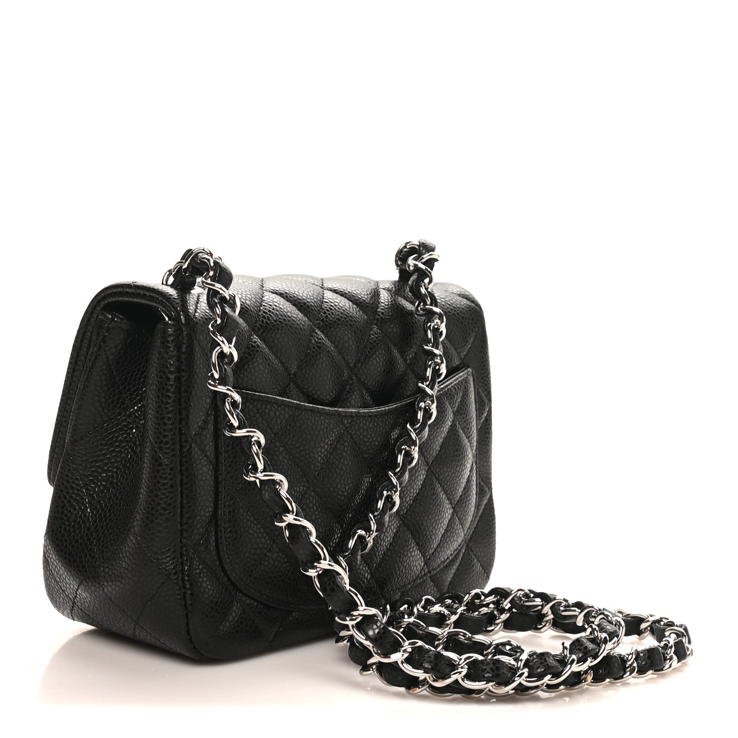 Chanel Caviar Quilted Mini Square Flap Black 2 of 10