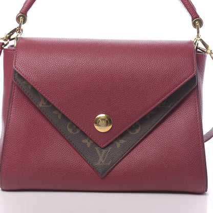 Louis Vuitton Grained Calfskin Monogram Double V Rubis 9 of 14