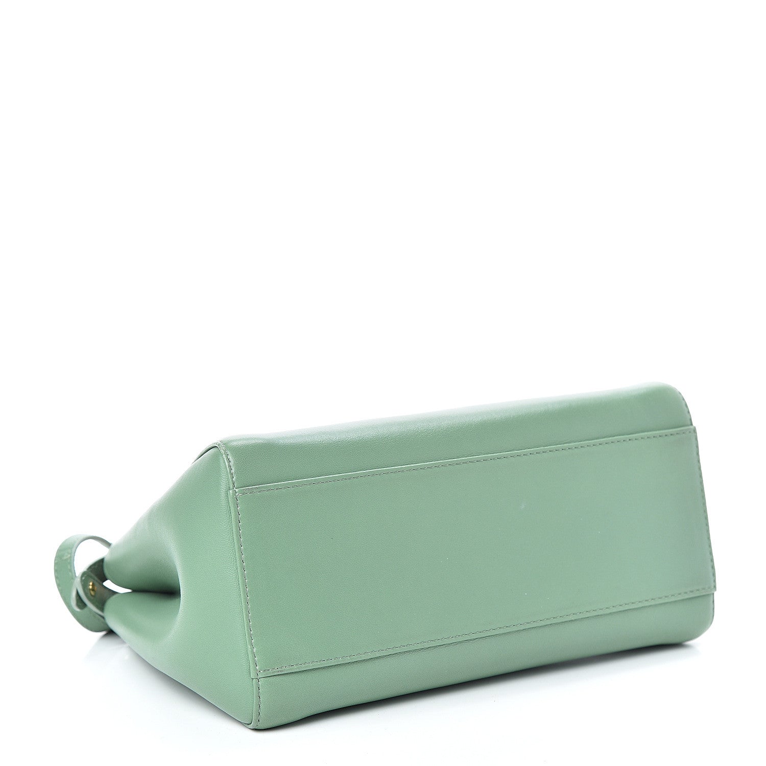 Fendi Nappa Mini Peekaboo Iconic Satchel Menta 4 of 11