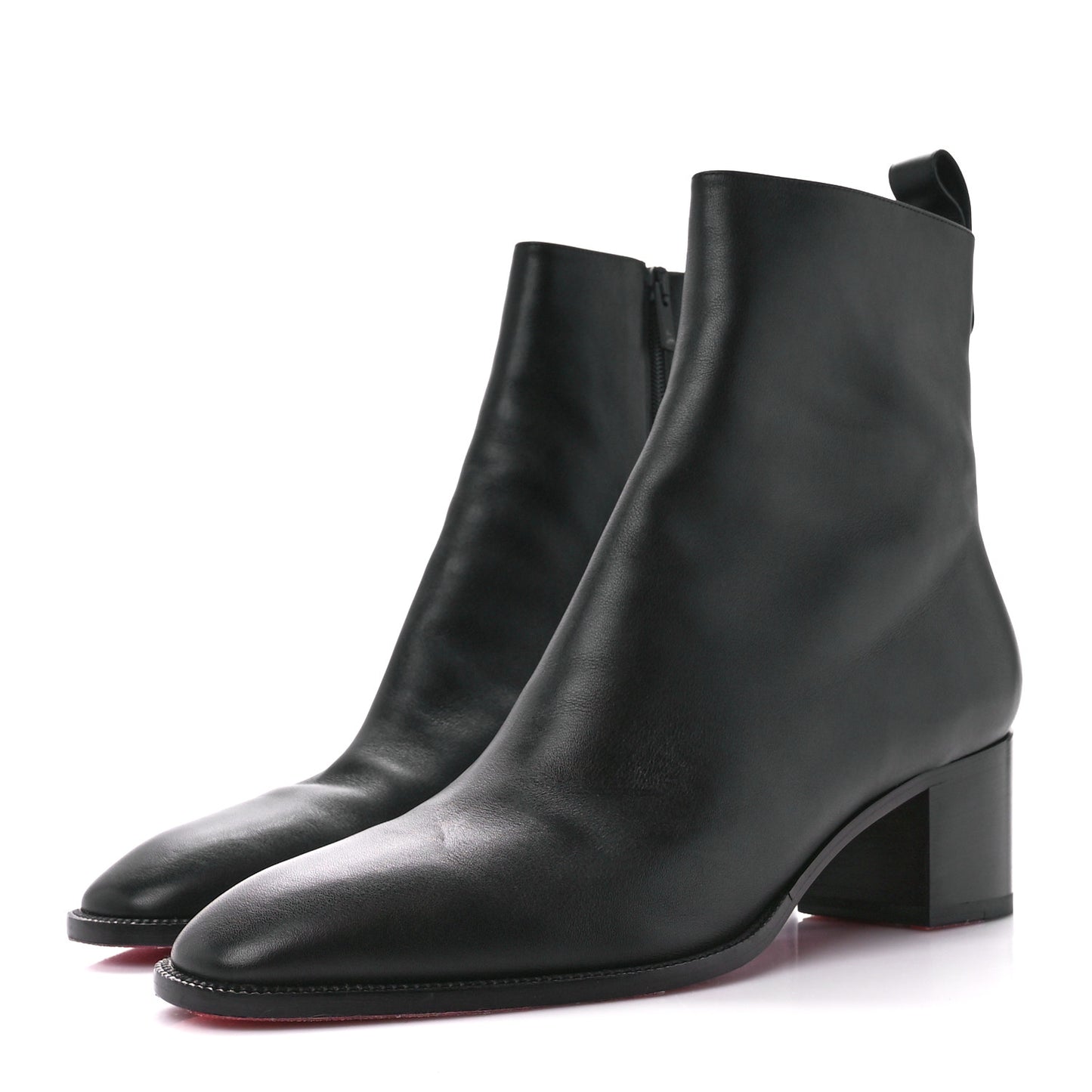 Calfskin Antilop Ankle Boots 41 Black