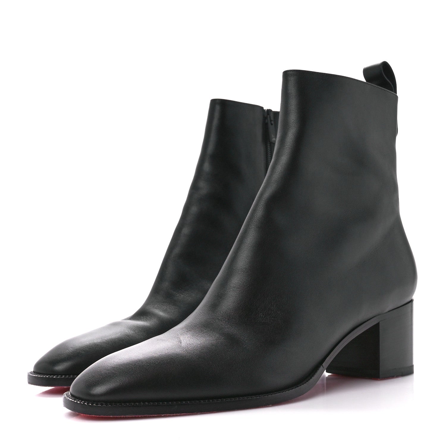 Christian Louboutin Calfskin Antilop Ankle Boots 41 Black 3 of 9
