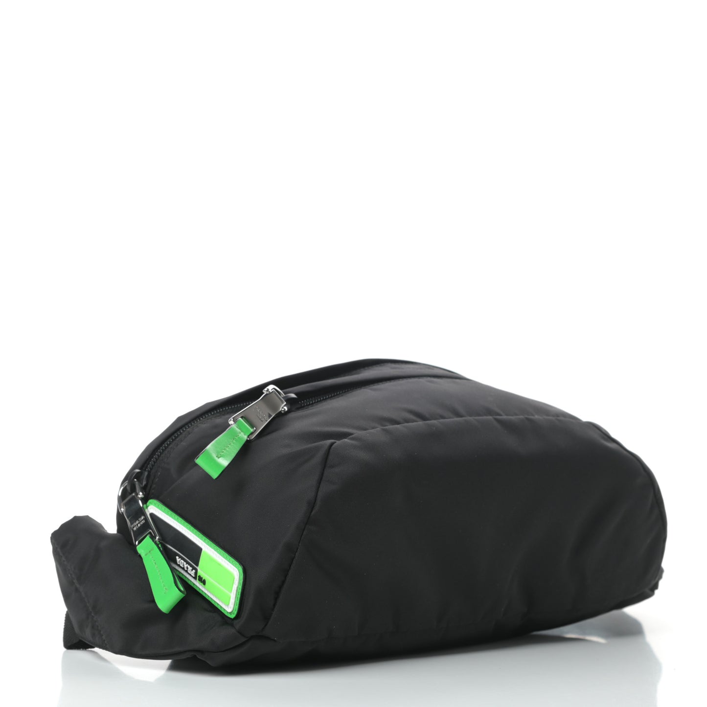 Tessuto Nylon Belt Bag Black Verde