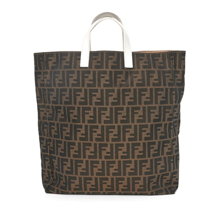 Fendi Zucca Special Shopping Tote Tobacco White 1 of 10