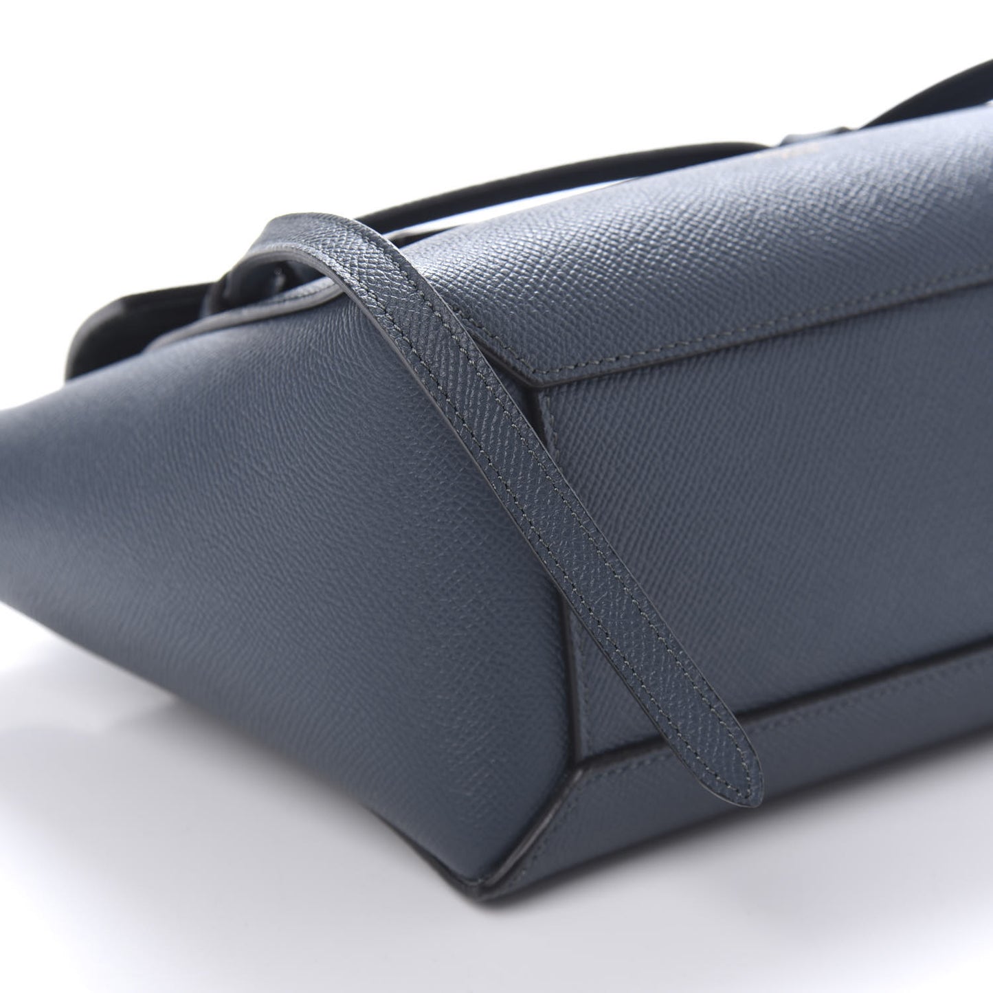 Grained Calfskin Nano Belt Bag Slate