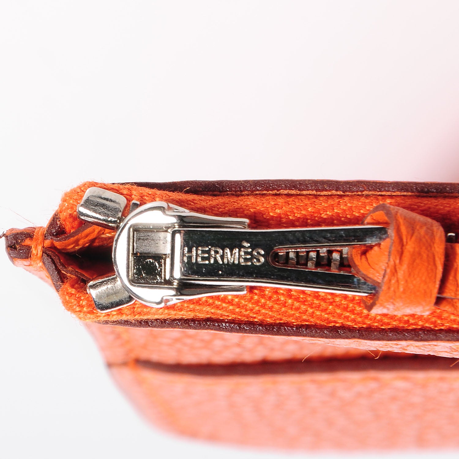 Hermes Togo Dogon Duo Wallet Orange 3 of 11