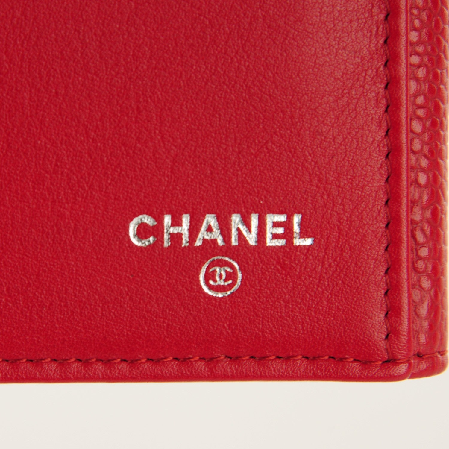 Chanel Caviar CC Long Flap French Wallet Red 6 of 8