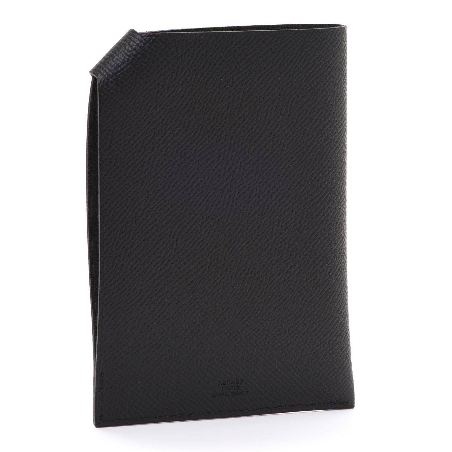 Epsom Tarmac Dot PM Passport Holder Black Bleu