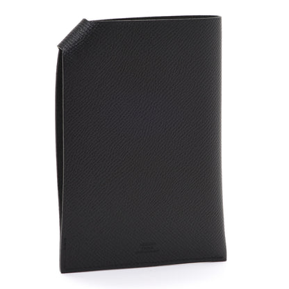 Hermes Epsom Tarmac Dot PM Passport Holder Black Bleu 3 of 8