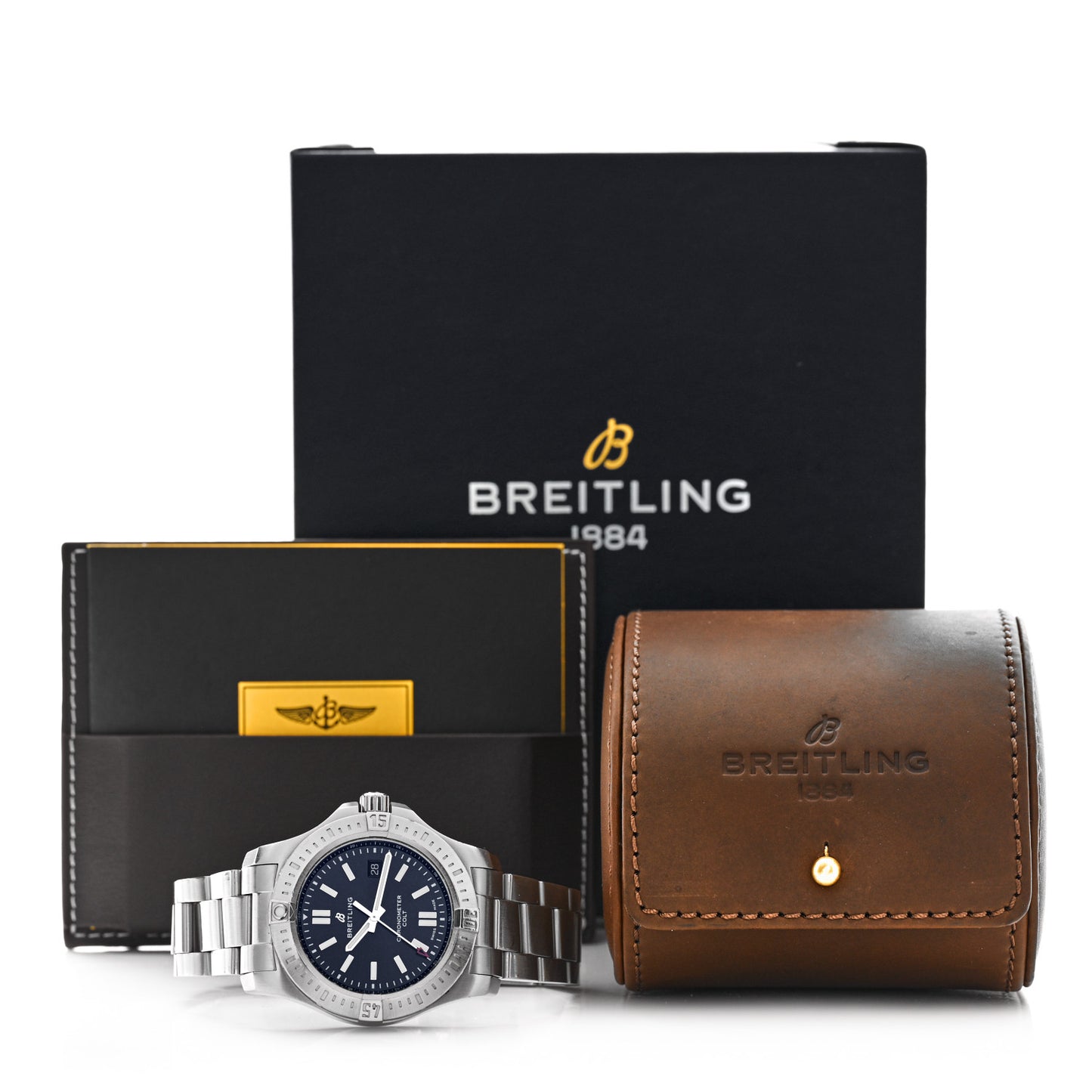 Stainless Steel 44mm Colt Chronometer Automatic Watch Blue A17388
