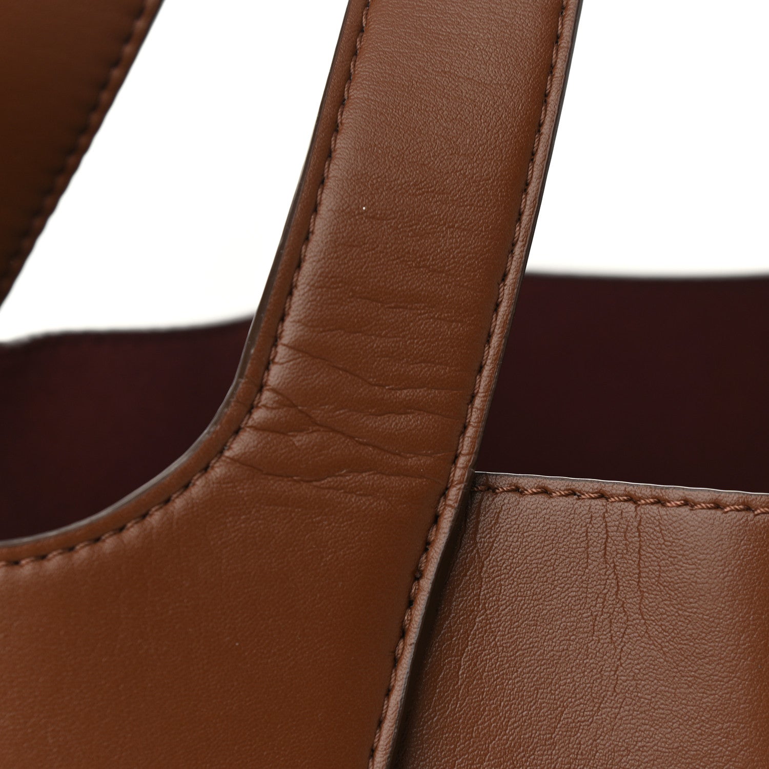 Stella McCartney Eco Alter Nappa East West Perforated Tote Brown 13 of 13