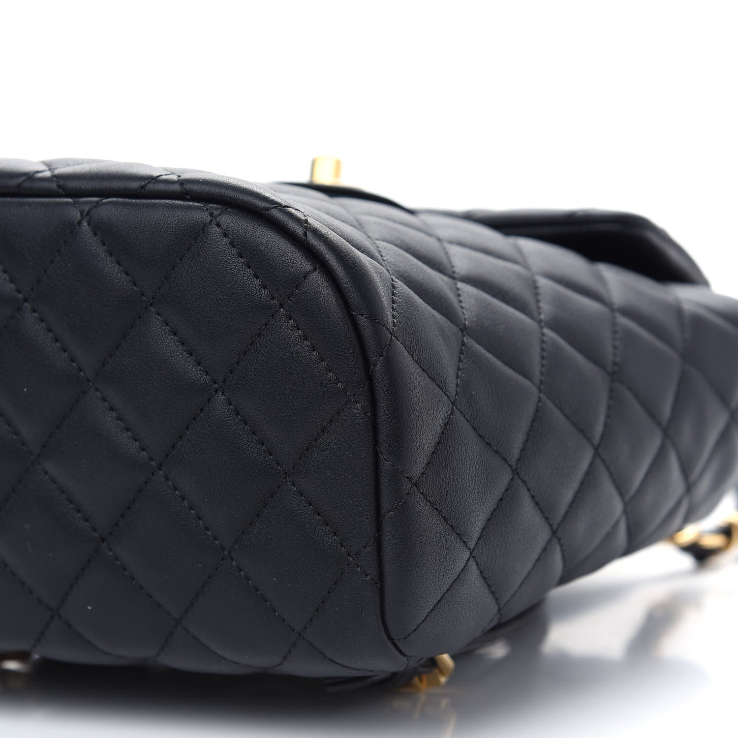 Chanel Calfskin Quilted Mini Urban Spirit Backpack Black 9 of 10