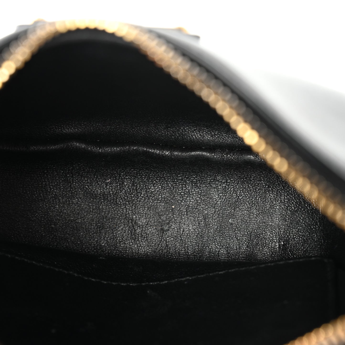 Soft Calfskin Arque Shoulder Bag Black
