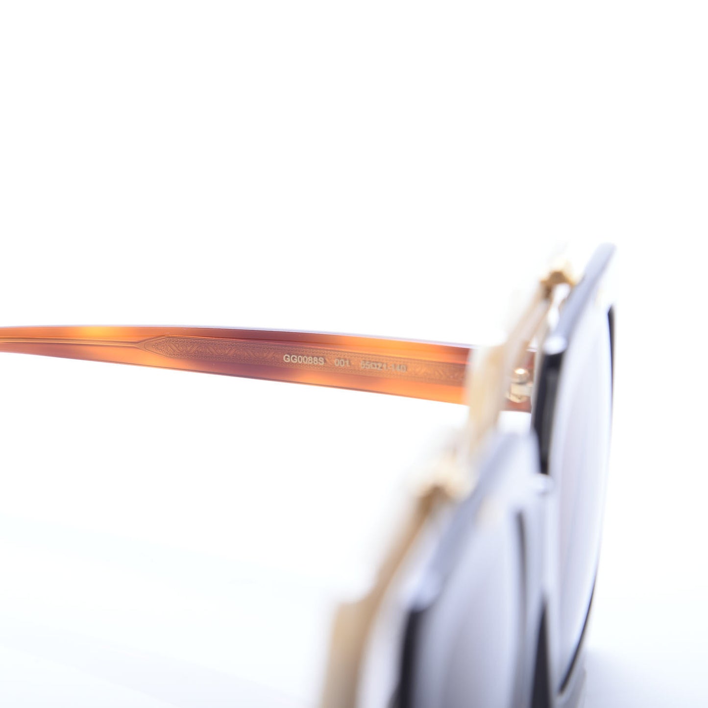 Acetate Oversized Flip Up Sunglasses GG0088S Tortoise