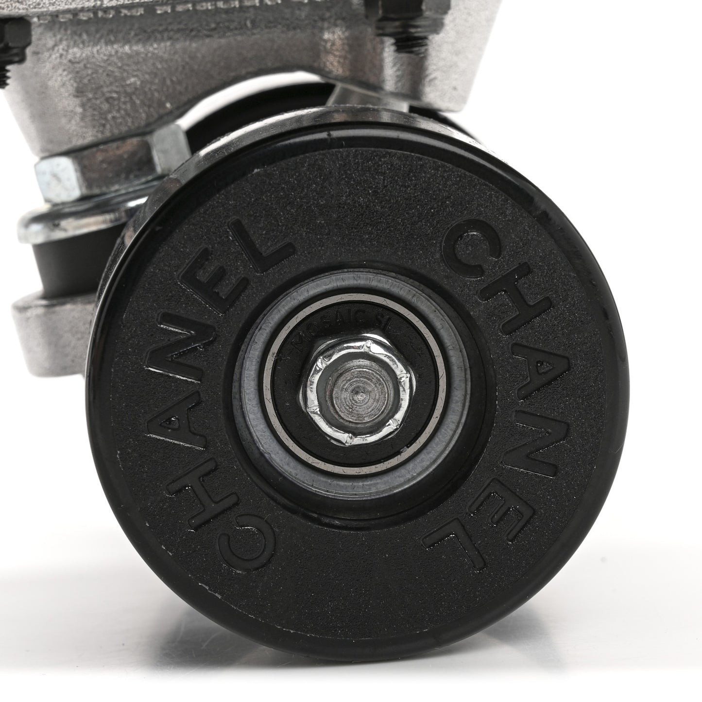 Lacquered Wood Logo Mini Cruiser Skateboard Black