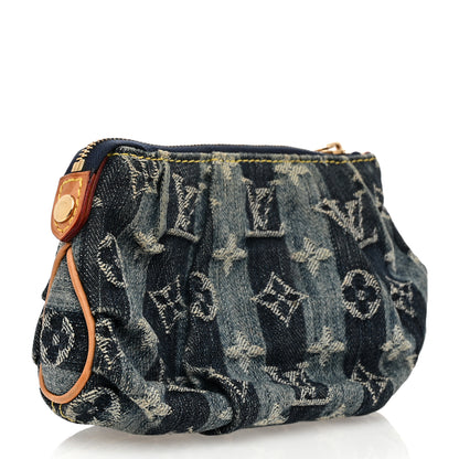 Louis Vuitton Denim Raye Trousse Cosmetic Pouch 2 of 8