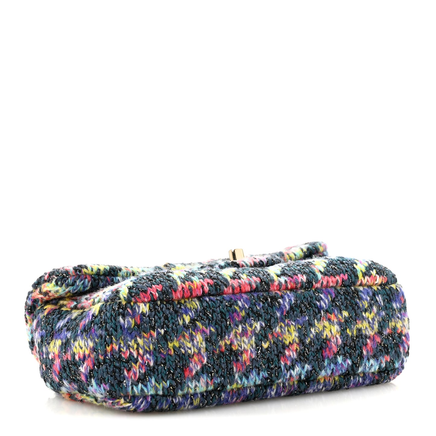 Knit Mini Rectangular Flap Multicolor