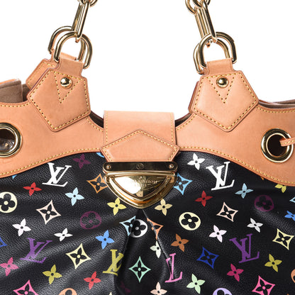 Louis Vuitton Monogram Multicolor Ursula Black 7 of 9
