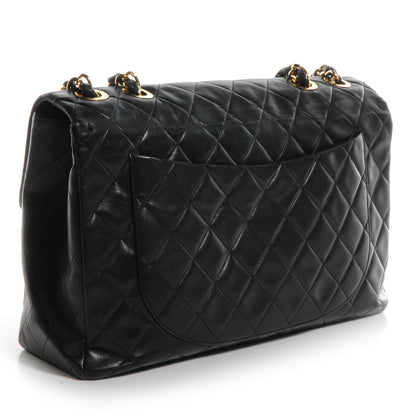Chanel Lambskin XL Jumbo Flap Black 3 of 9