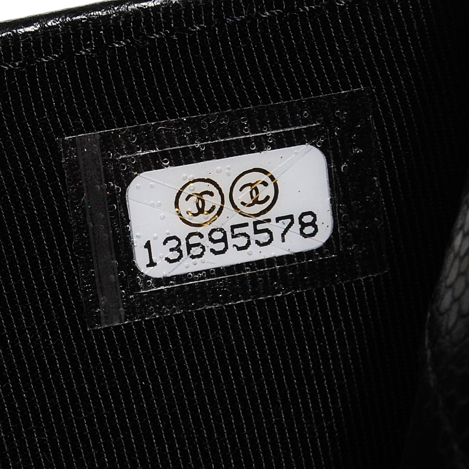 Chanel Caviar Quilted Long Flap Wallet Black 8 of 8