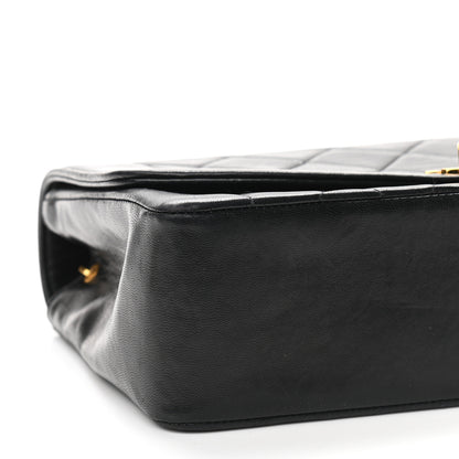 Chanel Lambskin Quilted Medium Single Flap Black 9 of 10