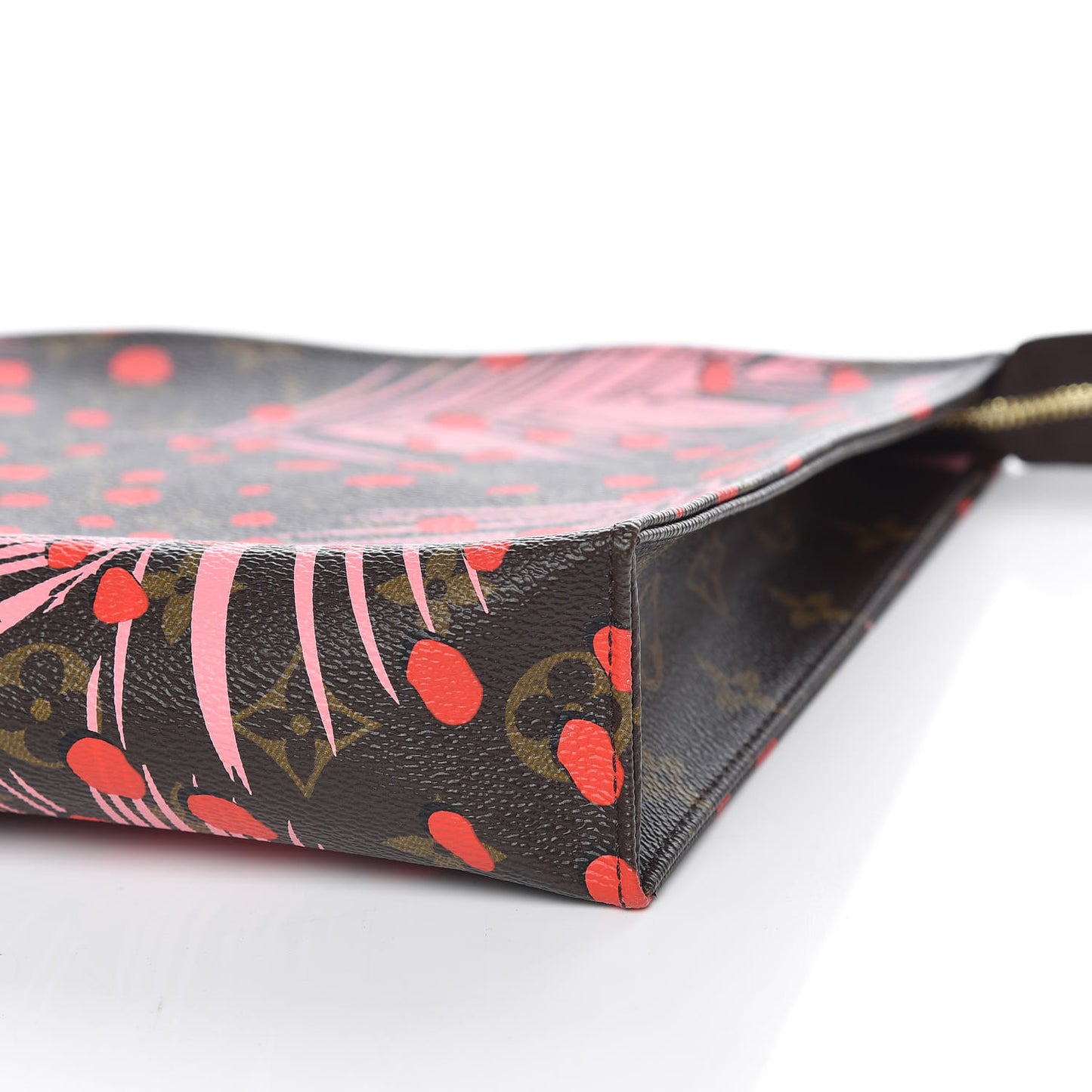 Monogram Jungle Dots Toiletry Pouch 26 Sugar Pink Poppy
