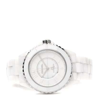 Chanel Stainless Steel Ceramic 38mm J12 Automatic Watch White 2 of 5