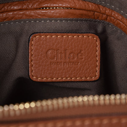 Chloe Calfskin Medium Marcie Satchel Tan 6 of 7