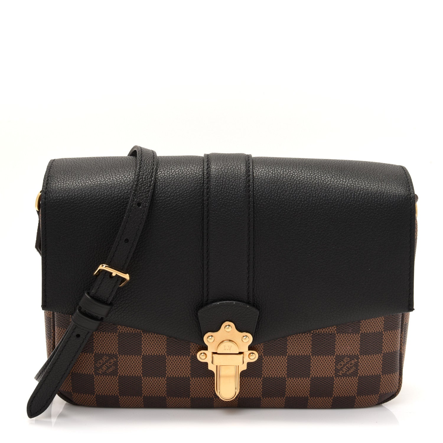 Louis Vuitton Damier Ebene Clapton Black 1 of 12