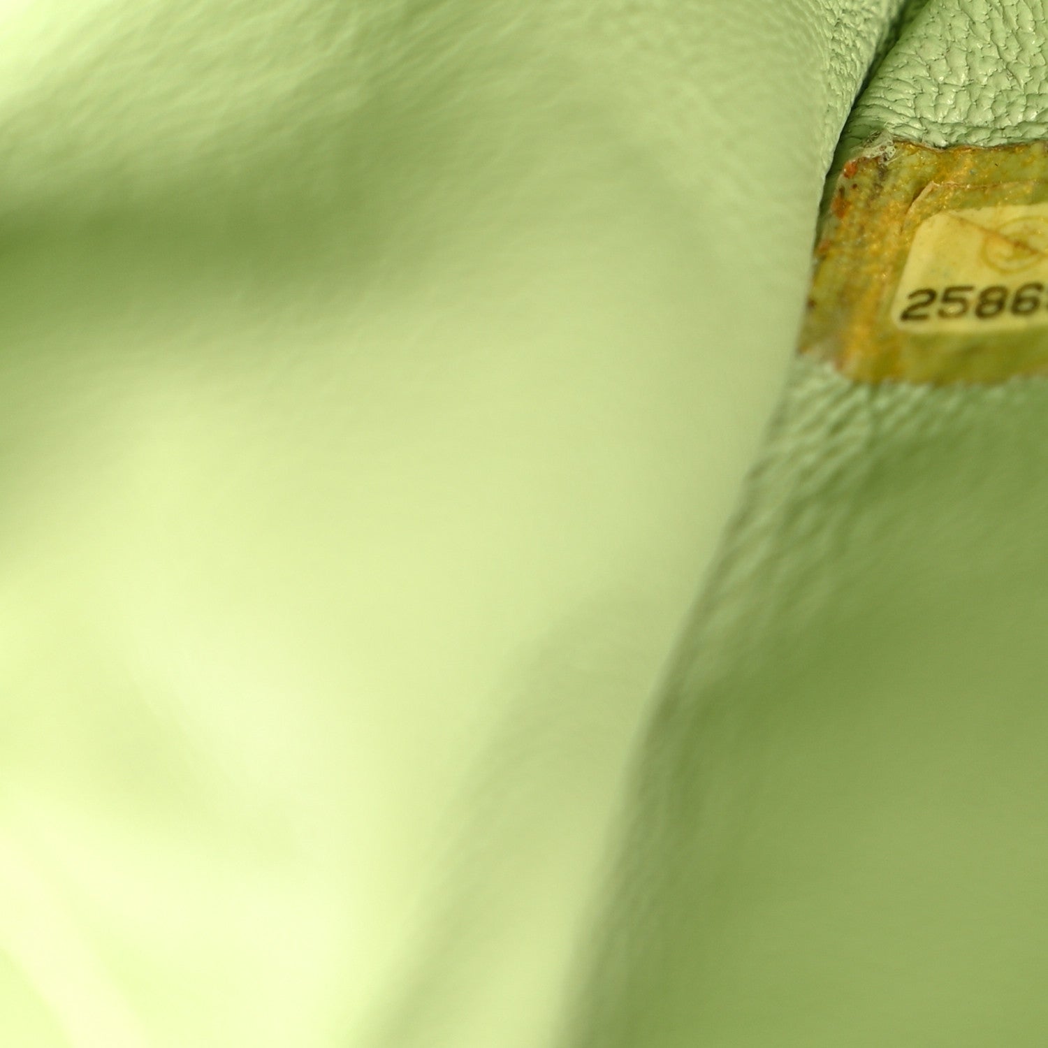 Chanel Sequin Waterfall Flap  Green Light Green Yellow 7 of 11