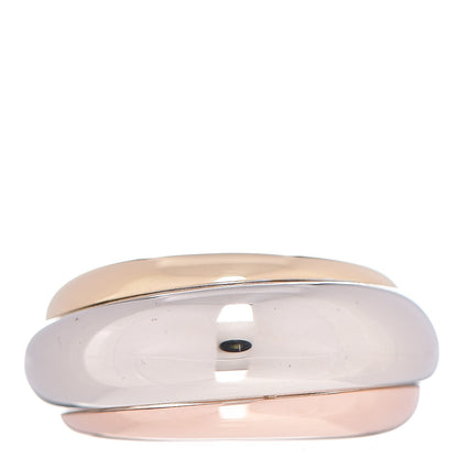 Cartier 18K Pink Yellow White Gold Wide Dome Band Ring 52 6 1 of 4