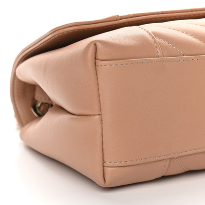 Chanel Calfskin Quilted Medium Daily Chevron Flap Beige 7 of 8