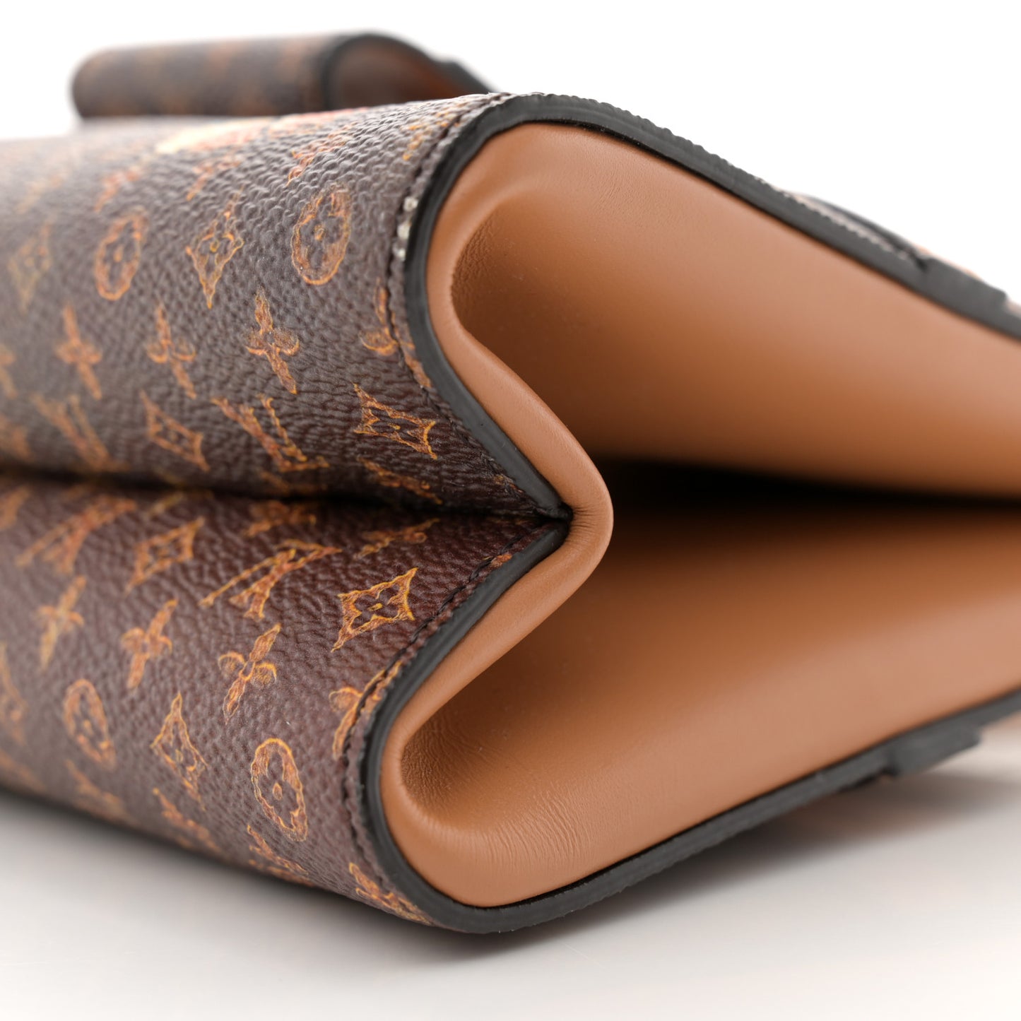 Calfskin Transformed Monogram Time Trunk Crown Frame Bag