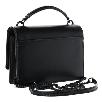Saint Laurent Calfskin Monogram Sunset Chain Wallet Black 3 of 10
