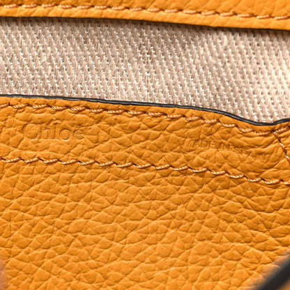 Chloe Grained Calfskin Small Marcie Saddle Bag Sunflower 5 of 8
