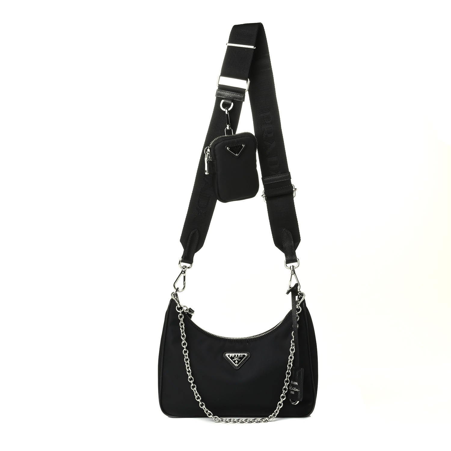 Prada Nylon Re-Edition 2005 Shoulder Bag Black 1 of 4