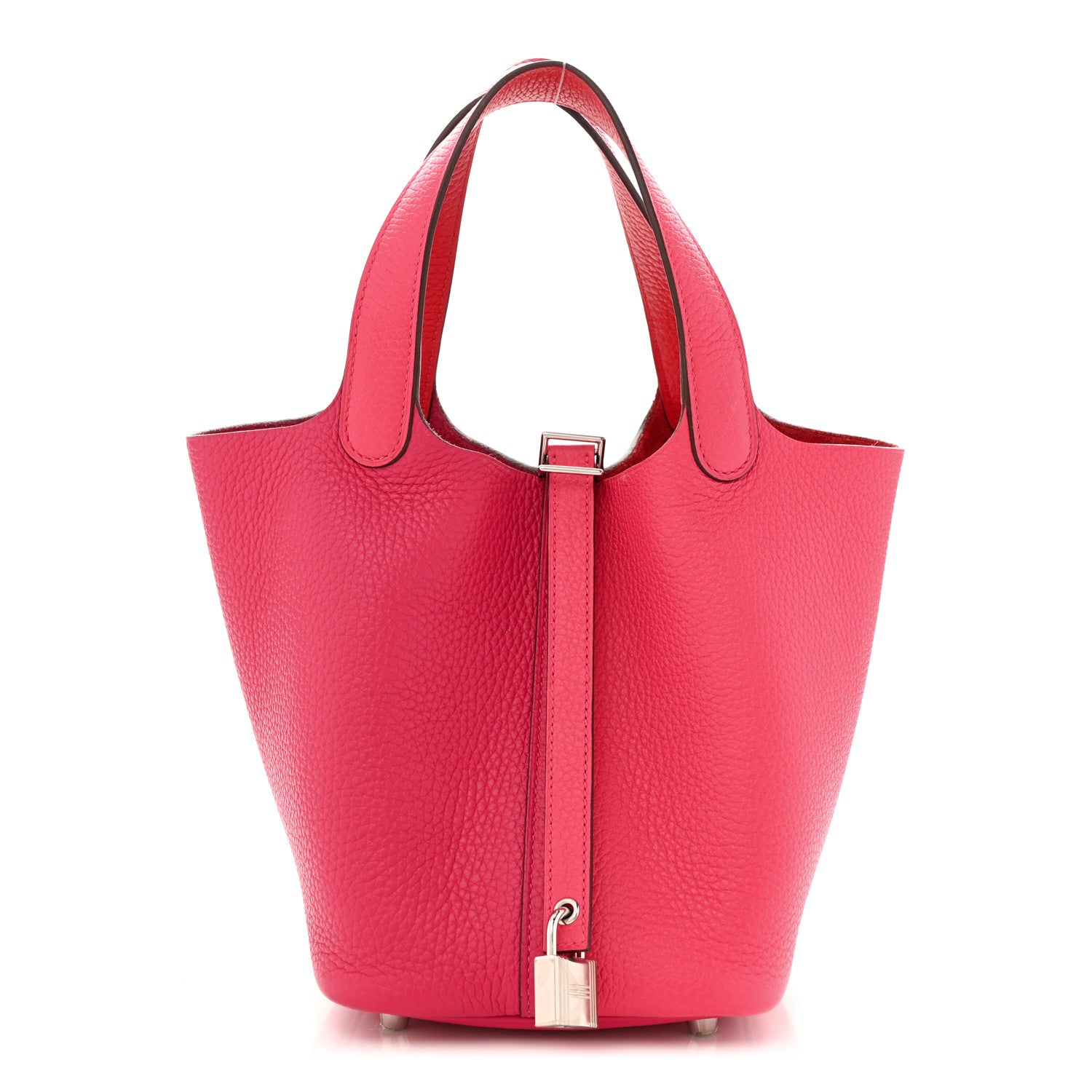 Hermes Taurillon Clemence Tri-Color Picotin Lock 18 PM Rose Extreme 1 of 11