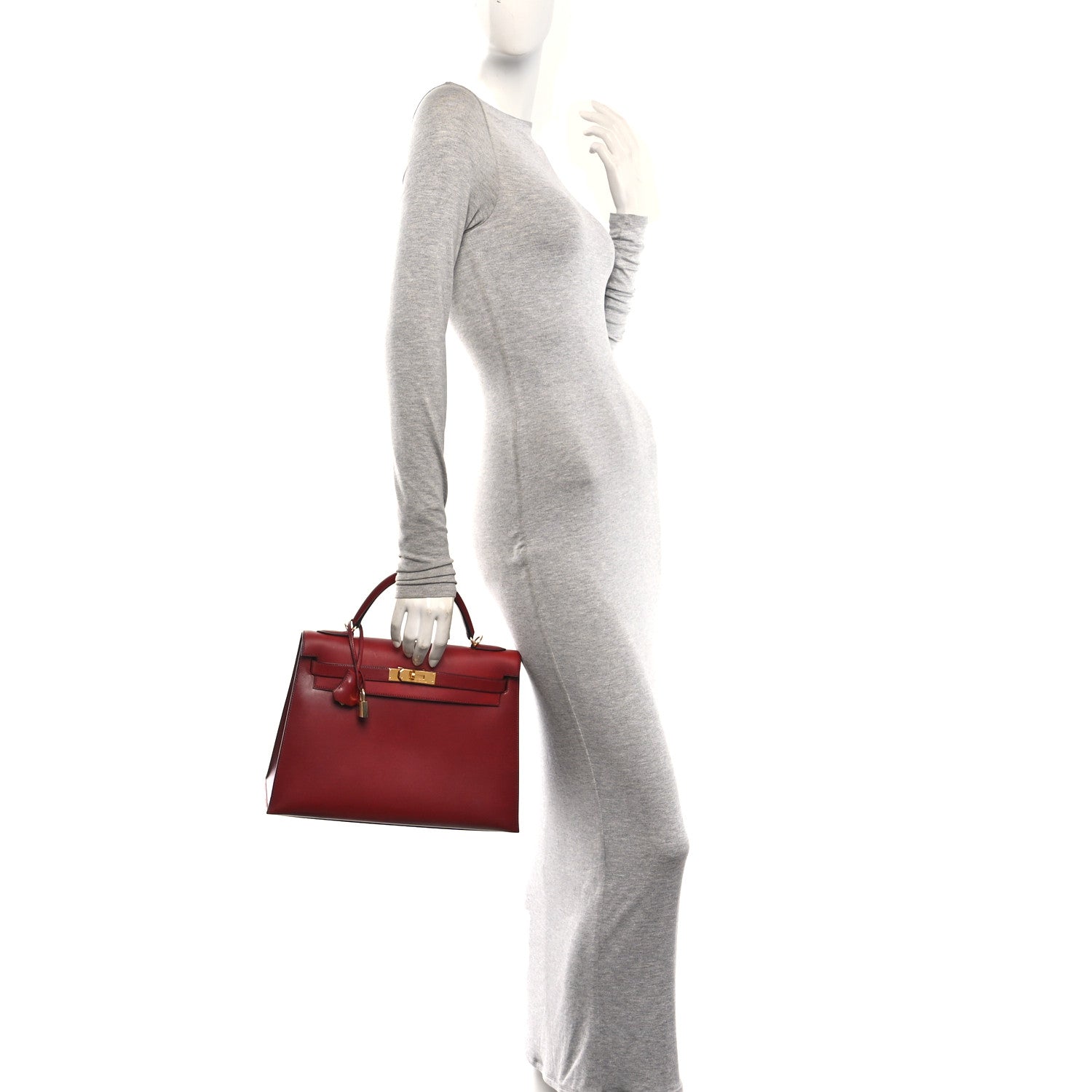 Hermes Box Kelly Sellier 32 Rouge H 2 of 10
