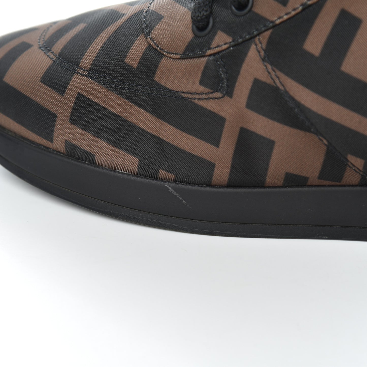 Nylon FF Reloaded High Top Sneakers 39.5 Tobacco Black