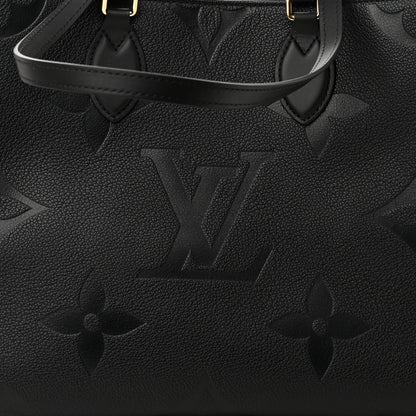 Louis Vuitton Empreinte Monogram Giant Onthego MM Black 7 of 9