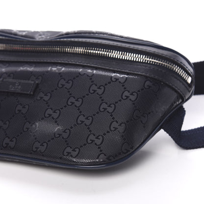 Gucci Imprime Monogram Belt Bag Navy 9 of 13