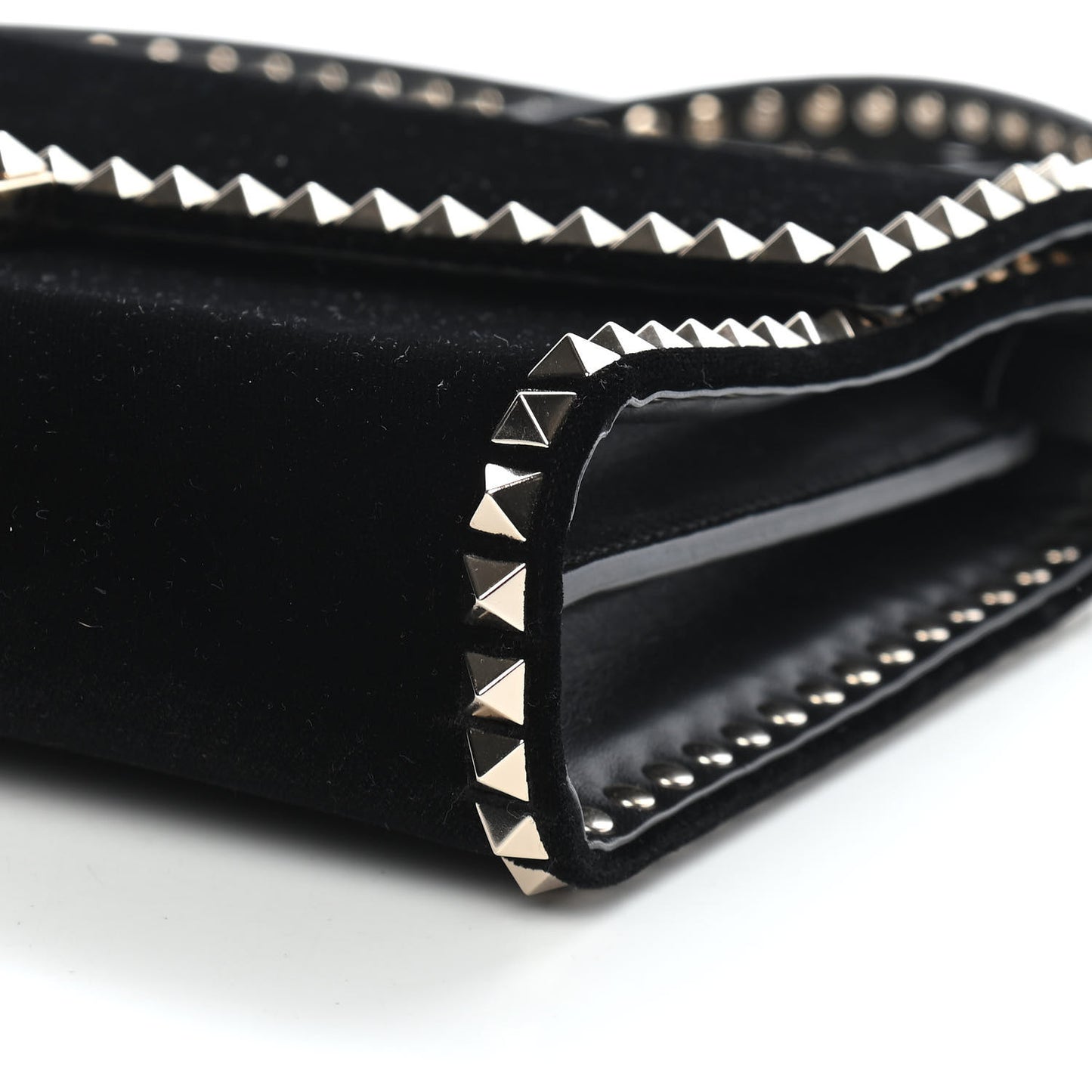Velvet Rockstud No Limit Shoulder Bag Black