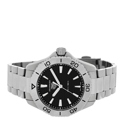 Tag Heuer Stainless Steel 40mm Aquaracer Professional 200 Quartz Watch Black WBP1110 2 of 5