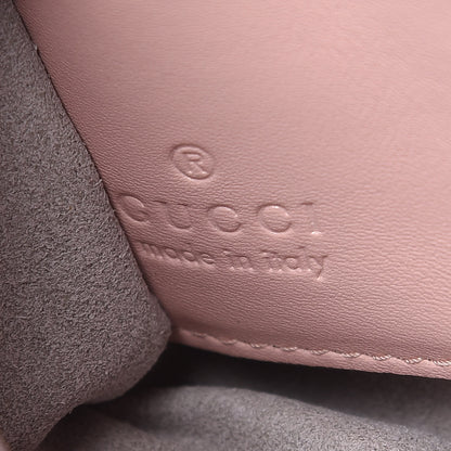 Gucci Calfskin Matelasse Mini GG Marmont Chain Bag Perfect Pink 6 of 10