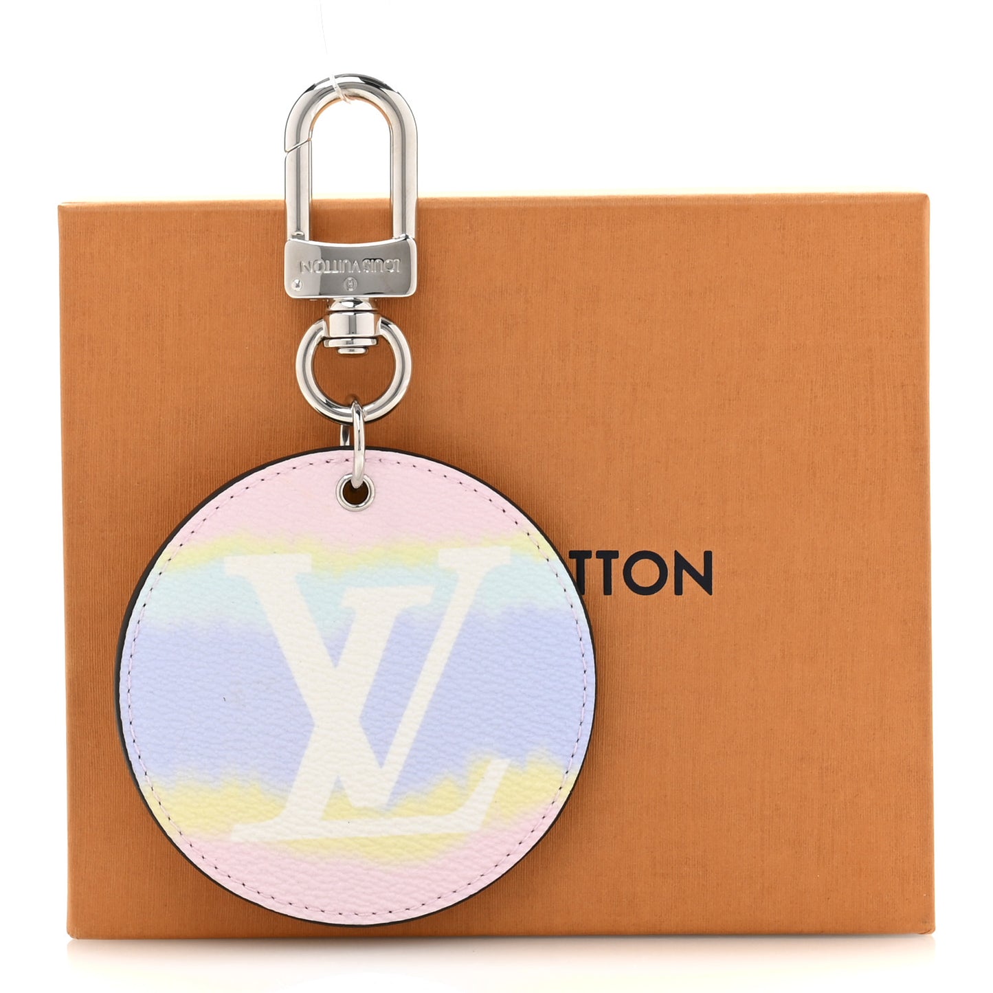 Monogram Escale Bag Charm Key Holder Pastel