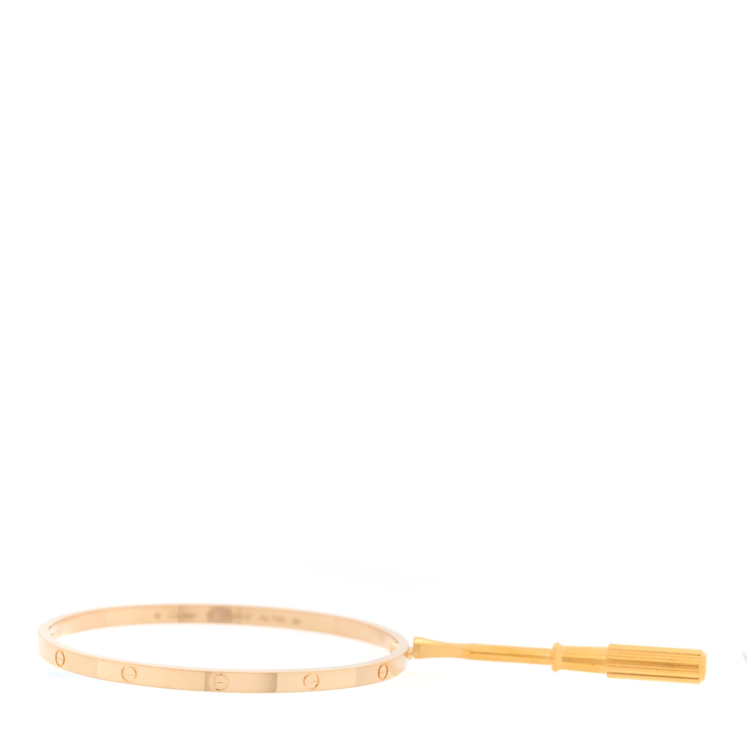 Cartier 18K Pink Gold Small LOVE Bracelet 18 6 of 7