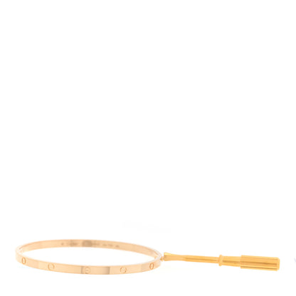 Cartier 18K Pink Gold Small LOVE Bracelet 18 6 of 7