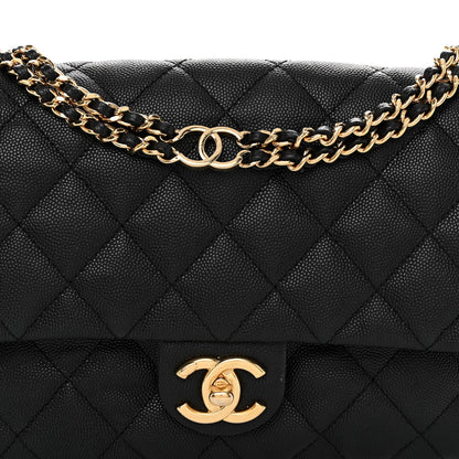 Chanel Caviar Quilted Small CC You Flap Black 8 of 10