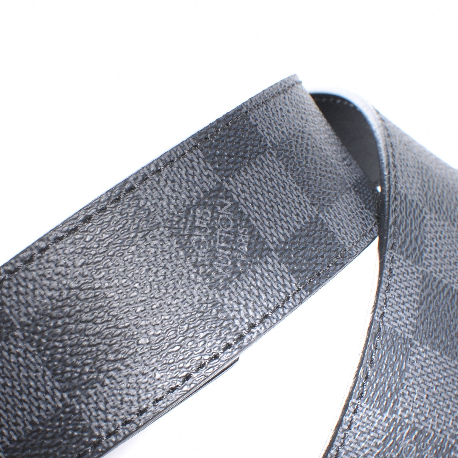 Louis Vuitton Damier Graphite LV Initiales Belt 85 34 3 of 6
