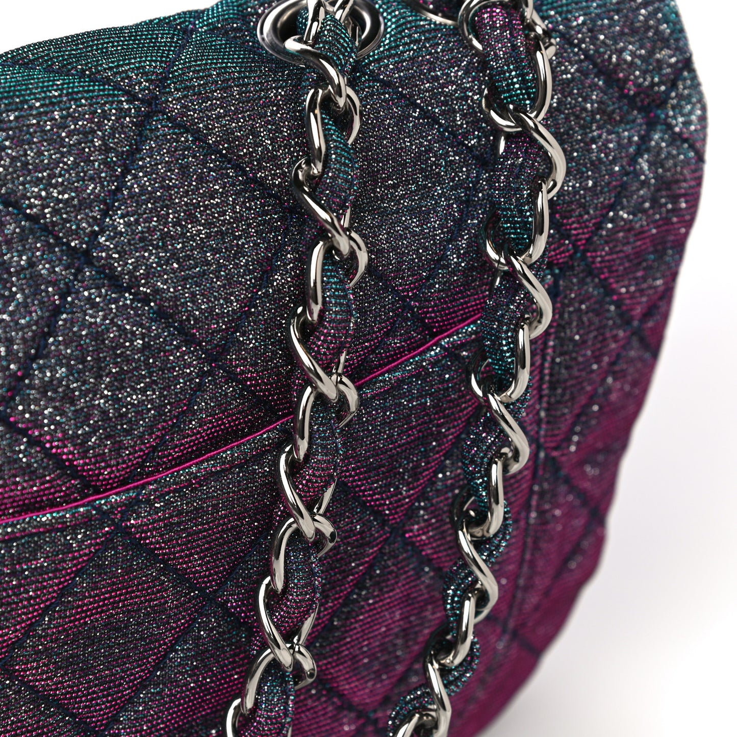 Iridescent Glitter Fabric Jumbo Single Flap Multicolor